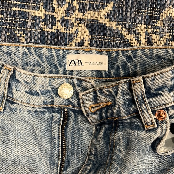 Zara Wide Leg Jeans Size 4 - Picture 5 of 6